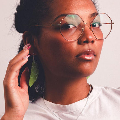 Leafy Green Earrings - Small