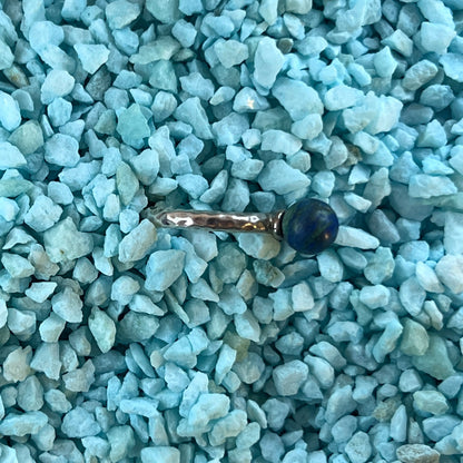 Lapis Lazuli Pearl Ring