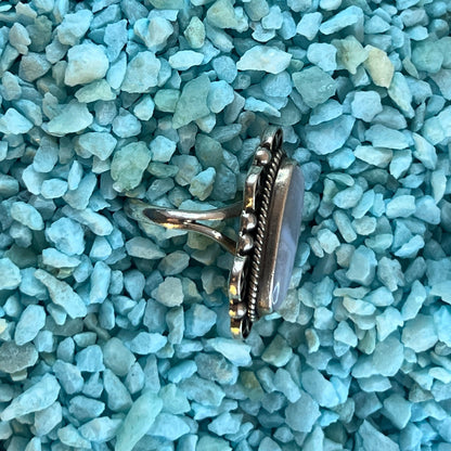 Grey Agate Ring