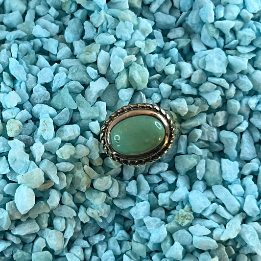 East West Turquoise Cabochon Ring