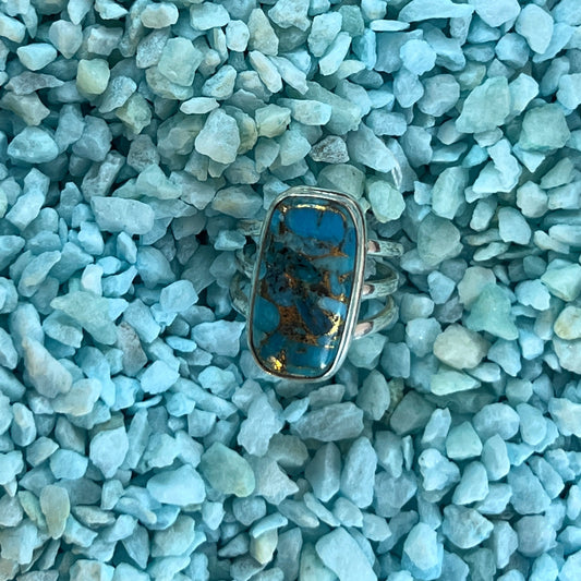 Bezel Set Turquoise Ring