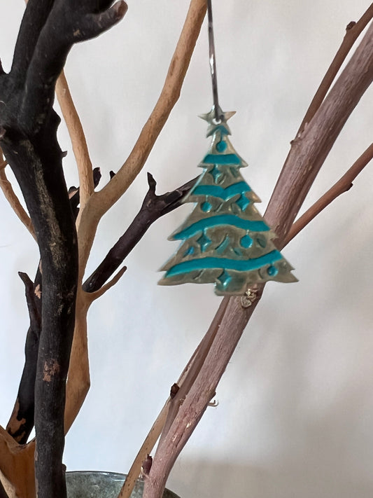 Mexican Silver Tree Ornament