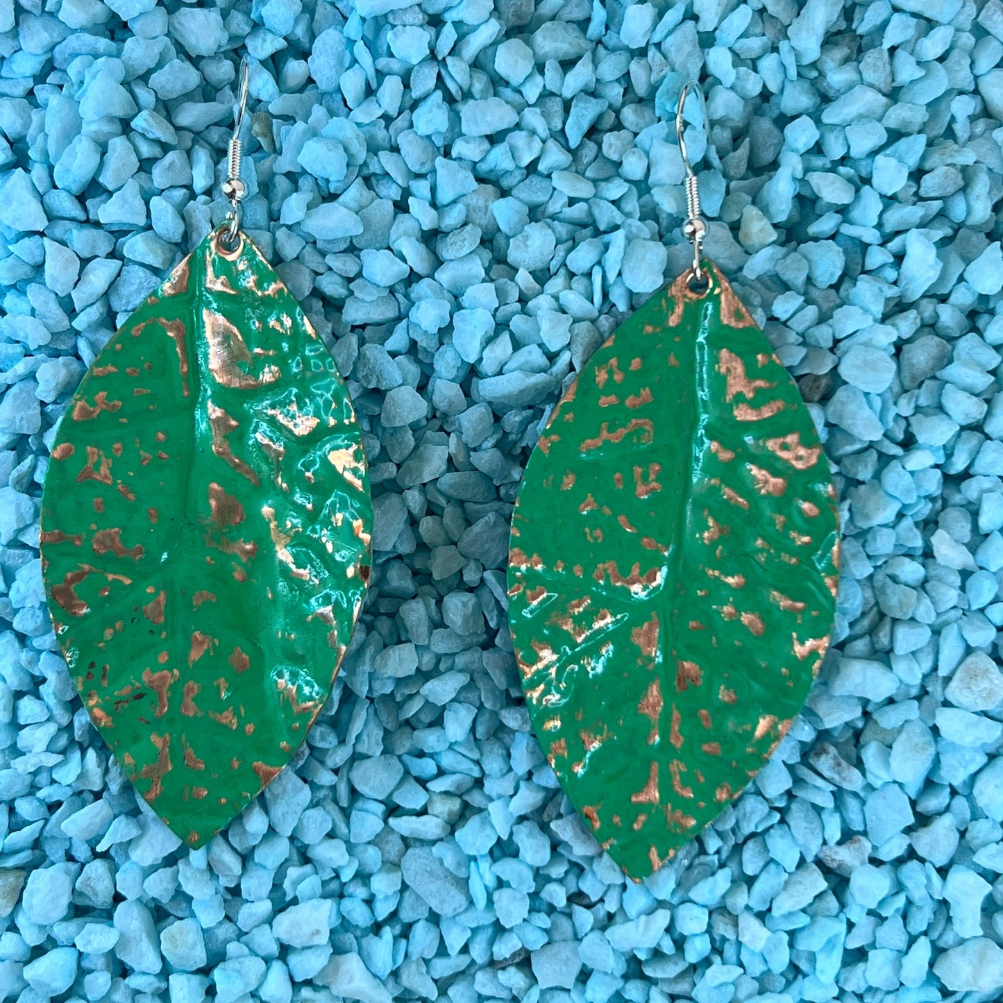 Leafy Green Earrings - Small